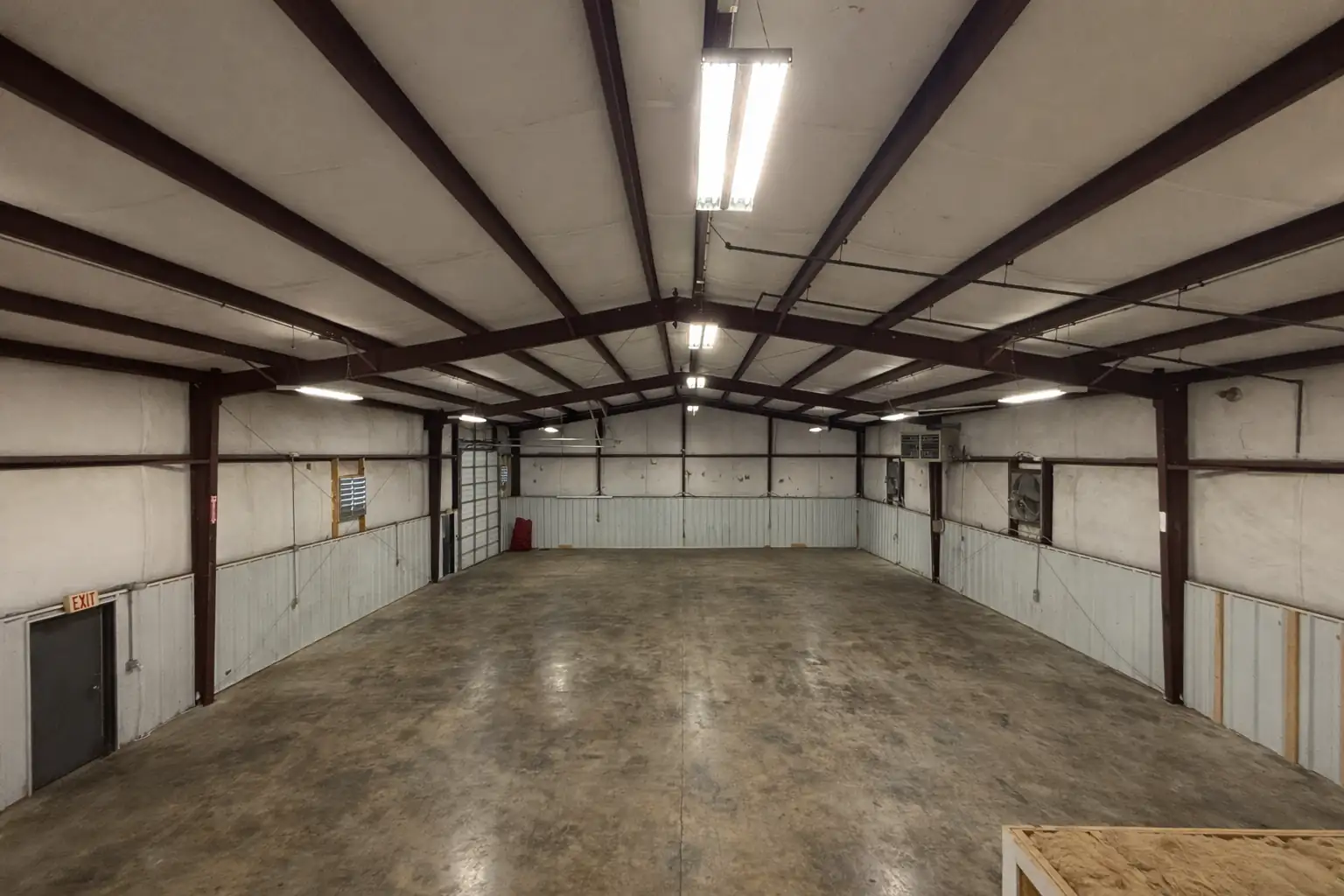 Commercial warehouse interior remodel by Prosper Construction in West Tennessee